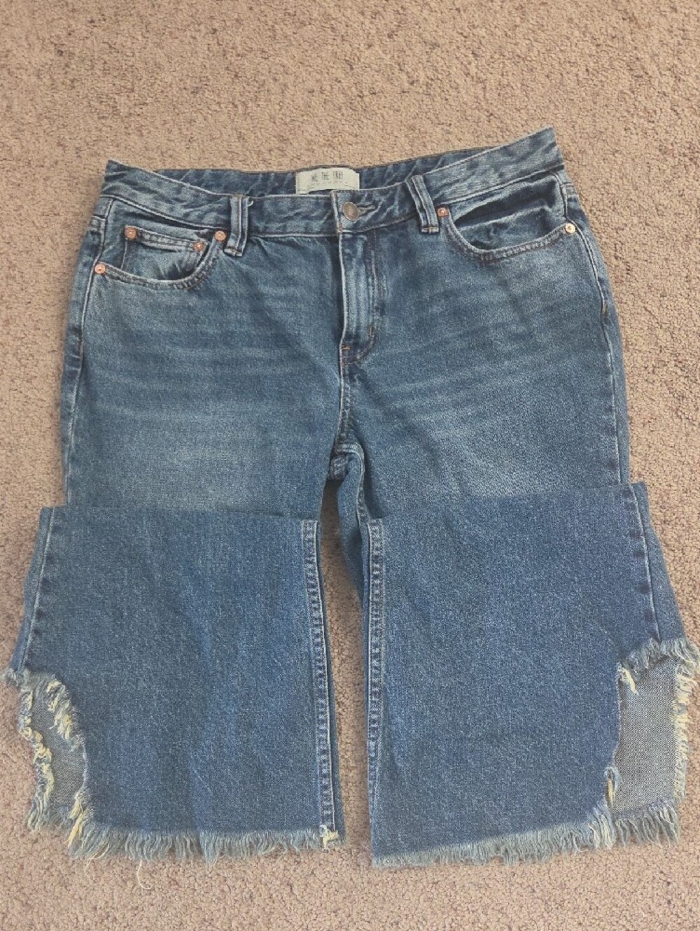 We The Free by Free People Blue Denim Jeans 👖 Size 29 - Picture 10 of 11
